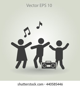 party vector icon