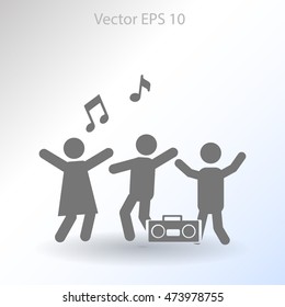 party vector icon