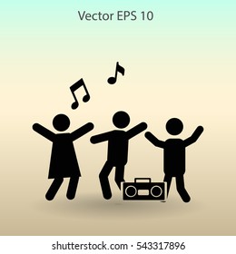 party vector icon