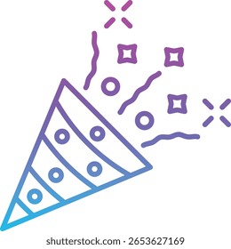 Party vector icon. Can be used for printing, mobile and web applications.