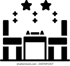 Party Vector Icon Glyph Style