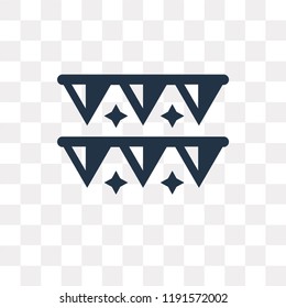 Party vector icon isolated on transparent background, Party transparency concept can be used web and mobile