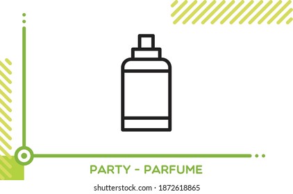 Parfum für Parfums mit Vektorsymbol