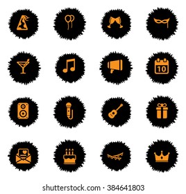 Party  vector icons for web sites and user interface