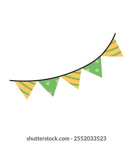 Party Vector Illustration - Flag