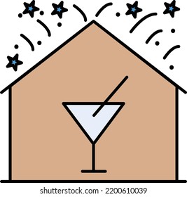 party Vector illustration on a transparent background.Premium quality symmbols.Stroke vector icons for concept and graphic design.