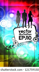 Party. Vector poster