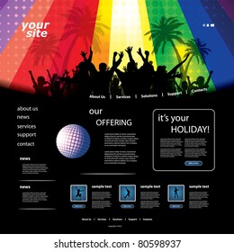 Party Website Template