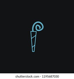 Party whistle icon