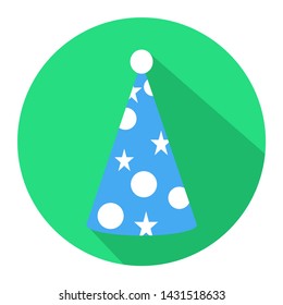 party-hat flat, icon, symbol and vector,Can be used for web, print and mobile