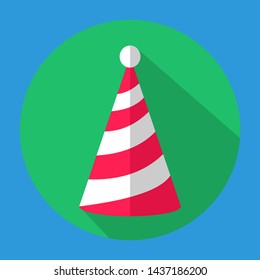party-hat flat, icon, symbol and vector,Can be used for web, print and mobile