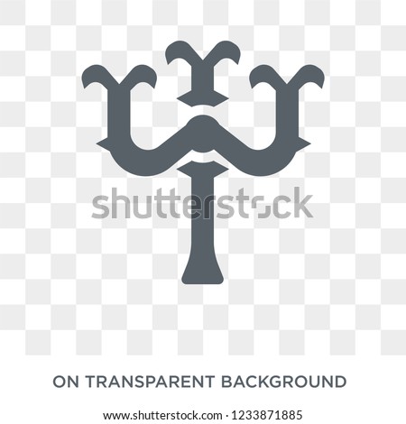 Parvati icon. Trendy flat vector Parvati icon on transparent background from india collection. 