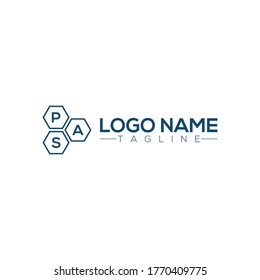 pas logo design vector file 