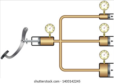 Pascal's Law (principle Of Transmission Of Fluid Pressure) 