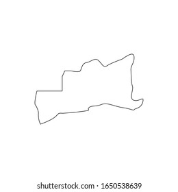 Carte de la région de Pasco au Pérou
