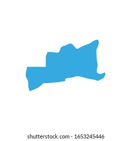 Carte de la région de Pasco au Pérou
