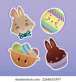 Pascua Candy Chocolate Bunny set