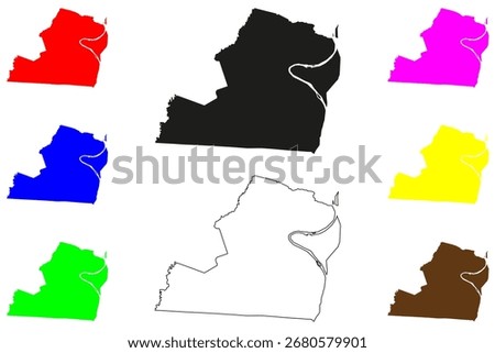 Pasir Mas city (Malaysia) map vector illustration, scribble sketch Pasey Mah map