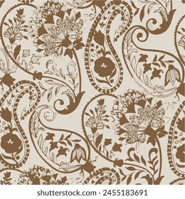 pasley textile pattern design texture,pasley textile pattern design, Magical Traditional Paisleys Seamless Pattern for wallpaper design or fabric textile printing.