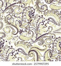 pasley textile pattern design texture,pasley textile pattern design, Magical Traditional Paisleys Seamless Pattern for wallpaper design or fabric textile printing.