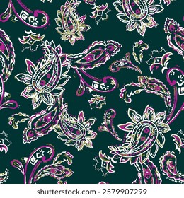 pasley textile pattern design texture,pasley textile pattern design, Magical Traditional Paisleys Seamless Pattern for wallpaper design or fabric textile printing.