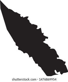 Pasquotank Map in the State of North Carolina