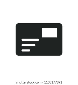 pass card vector icon