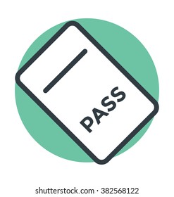 Pass Vector Icon