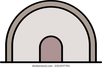 passage passageway tunnel mine tunnel gate Outline