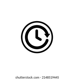 The passage of time in a circular diameter