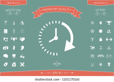Passage of time icon