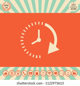 Passage of time icon