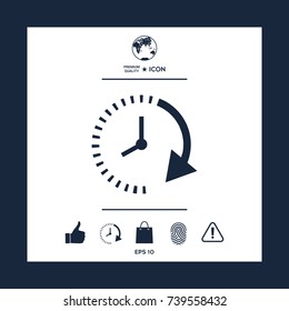 Passage of time icon