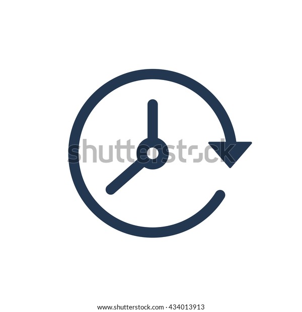 Passage Time Icon Stock Vector Royalty Free 434013913 