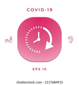 Paso del icono del tiempo, elementos para su diseño