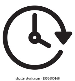 Passage of time icon, Ready to use in web design , apps, software and print. - Vector. Eps 10