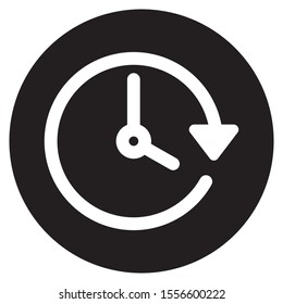 Passage of time icon, Ready to use in web design , apps, software and print. - Vector. Eps 10