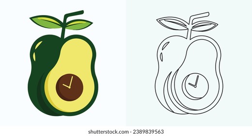 Passage of time icon. Passage of time. Timer logo. Watch icon illustration vector design

