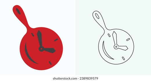 Passage of time icon. Passage of time. Timer logo. Watch icon illustration vector design
