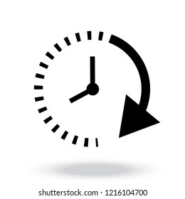 passage of time icon vector