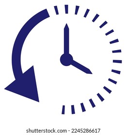 Passage of time icon. Vector illustration