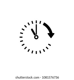 Passage of time vector icon