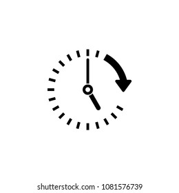Passage of time vector icon