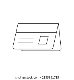 Passbook icon design isolated on white background