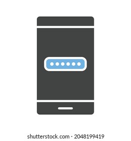 Passcode Lock II icon vector image. Can also be used for Physical Fitness. Suitable for mobile apps, web apps and print media.