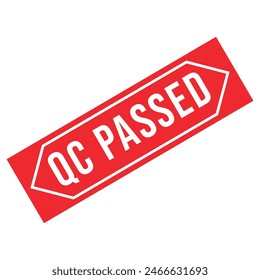 Passed Rubber stamp Design vector 
