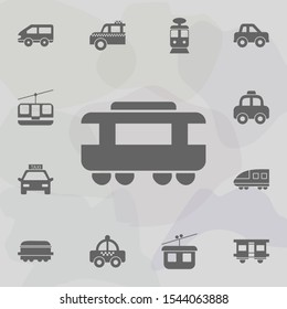 Passenger Bus icon. Simple set of transport icons. One of the collection for websites, web design, mobile app