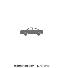 passenger car, an icon