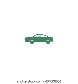 passenger car, an icon