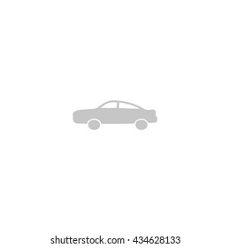 passenger car, an icon